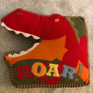Roar Dinosaur Pillow